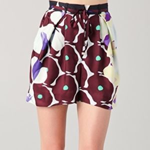 New Diane von Furstenberg Donovan Silk Shorts